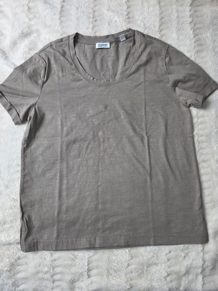 T-shirt marron esprit