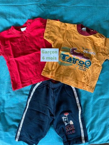 Lot 3 pièces 6 mois garçon