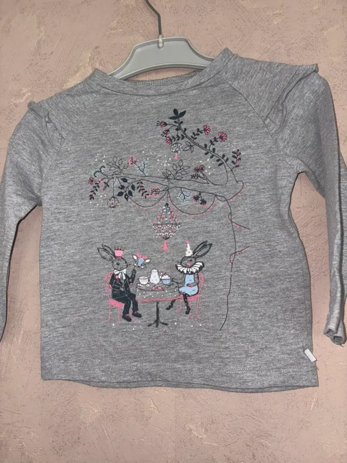 Tee-shirt manches longues – La Compagnie des Petits taille 3 ans - photo numéro 2