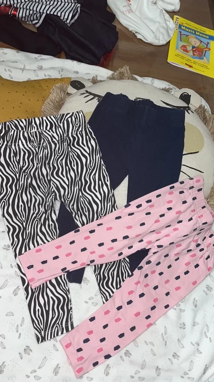 Lot de 3 leggings 74/80