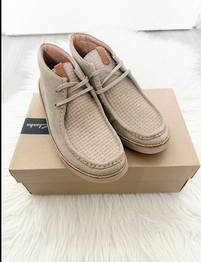 Boots Clarks Oakland Mid – Beige - mixte H/F– Taille 39,5 – Neuf avec étiquette - photo numéro 7