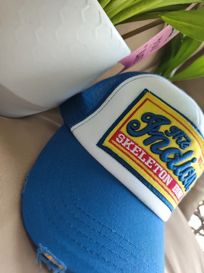 Casquette Trucker The Indian bleue - photo numéro 4