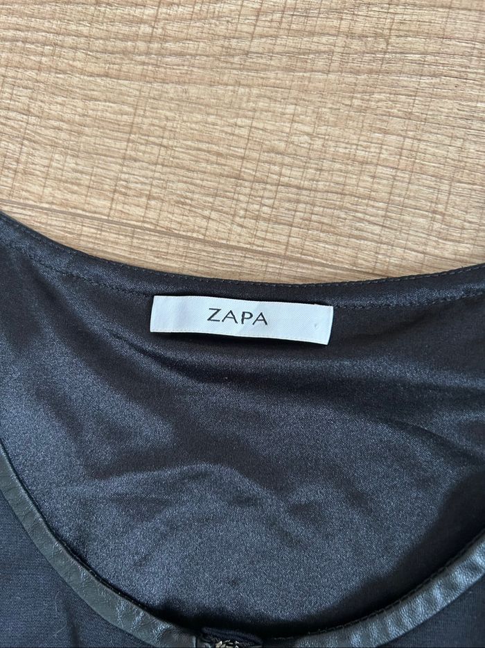 Robe bleue marine sans manches Zapa taille 36 bon état - photo numéro 10