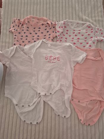 Lot bodies manches courtes 