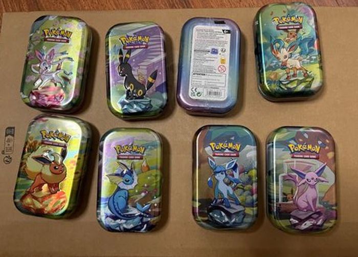 Mini tin EV 8.5 évolution  Prismatique lot de 1 scellé + 7 vides - photo numéro 3