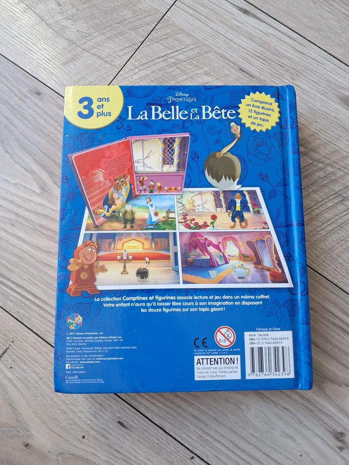 Livre comptines et figurines : la belle et la bete - photo numéro 3