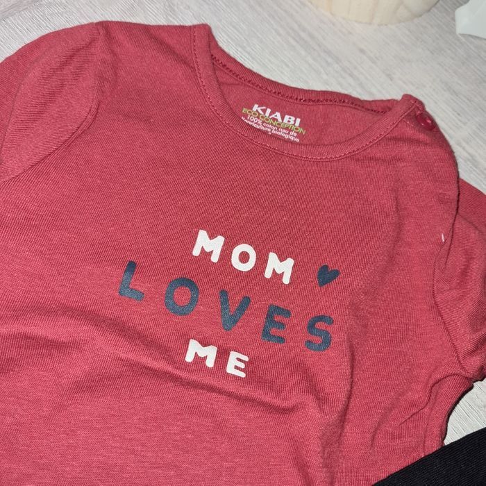 Lot de 2 t-shirts manches longues 3 mois - photo numéro 2