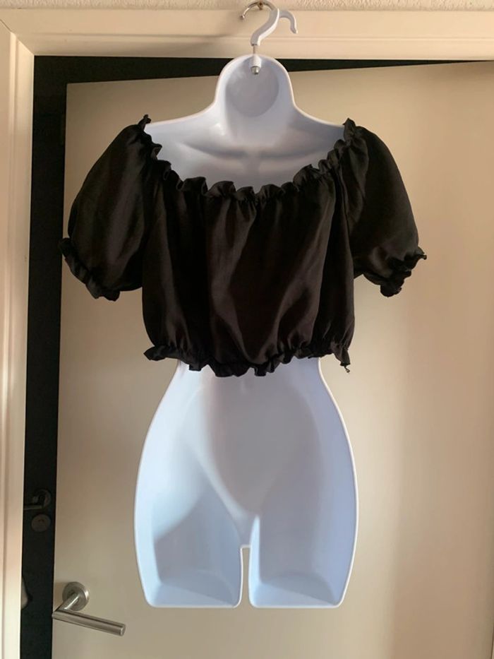 Crop top bardot - photo numéro 2