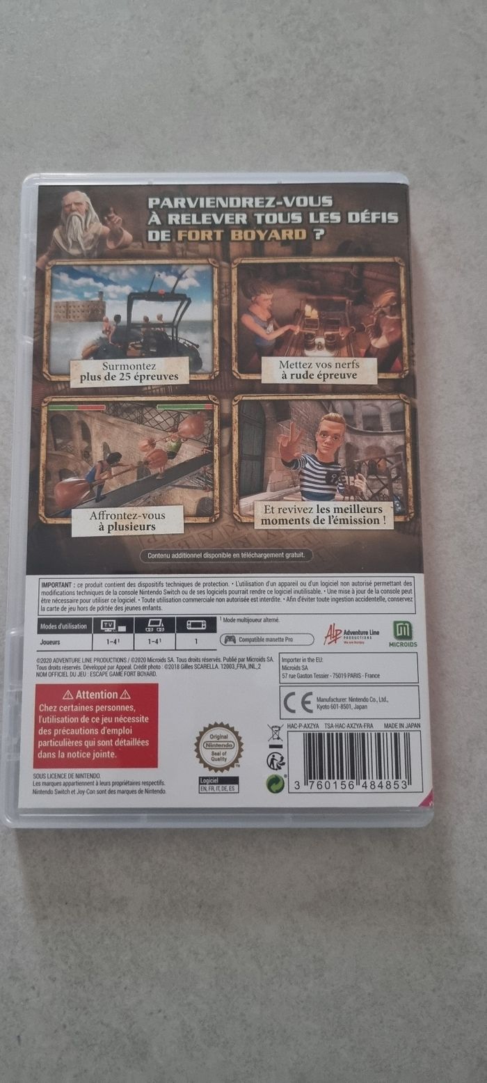 jeux switch fort boyard - photo numéro 3
