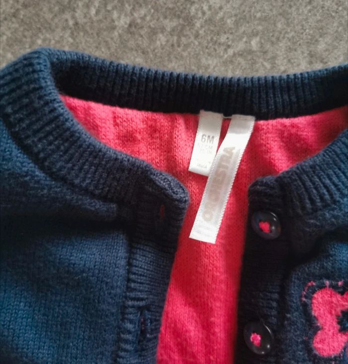 Gilet chaud bébé fille 6 mois - photo numéro 2