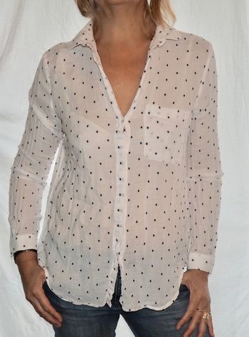 chemise rose Zara  taille M