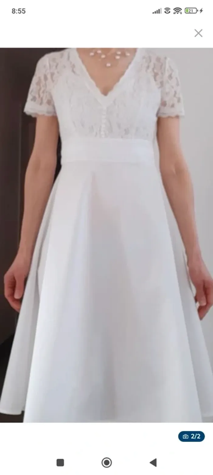 Robe de cérémonie taille s neuve - photo numéro 2