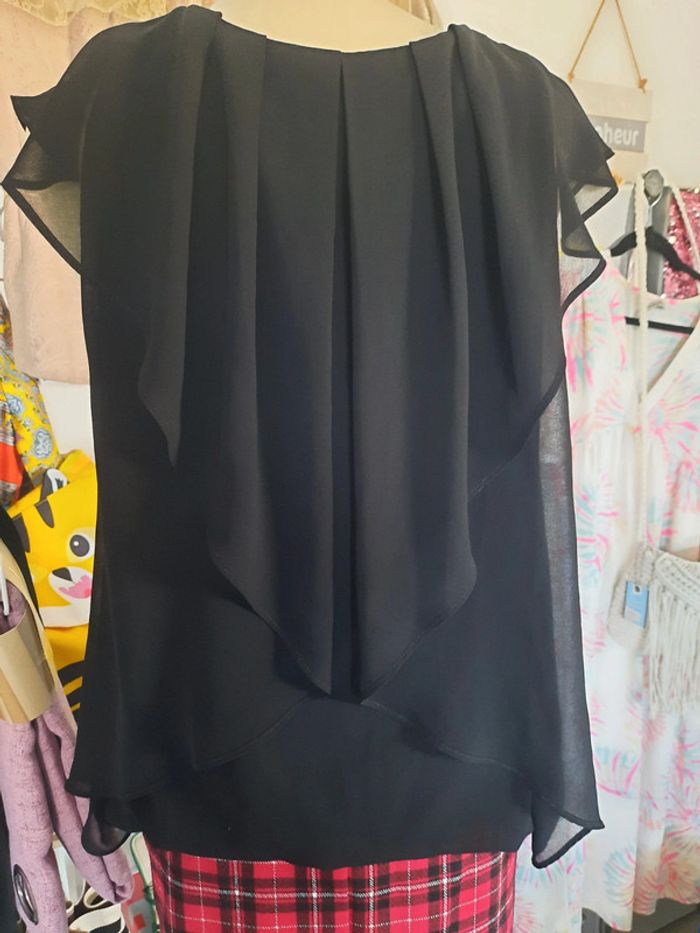 Blouse sans manche noir 40 Jacqueline Riu #lora11femme40 - photo numéro 6