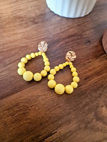 Boucle d'oreilles acier inoxydable neuve