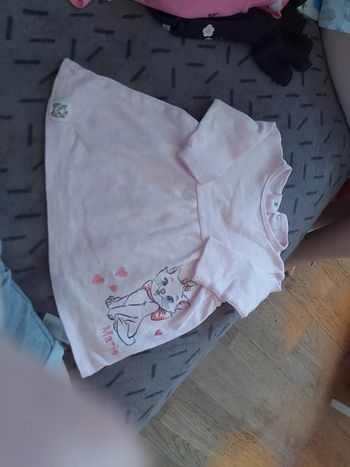 Robe tunique taille 9/12mois disney marie primark 80cm