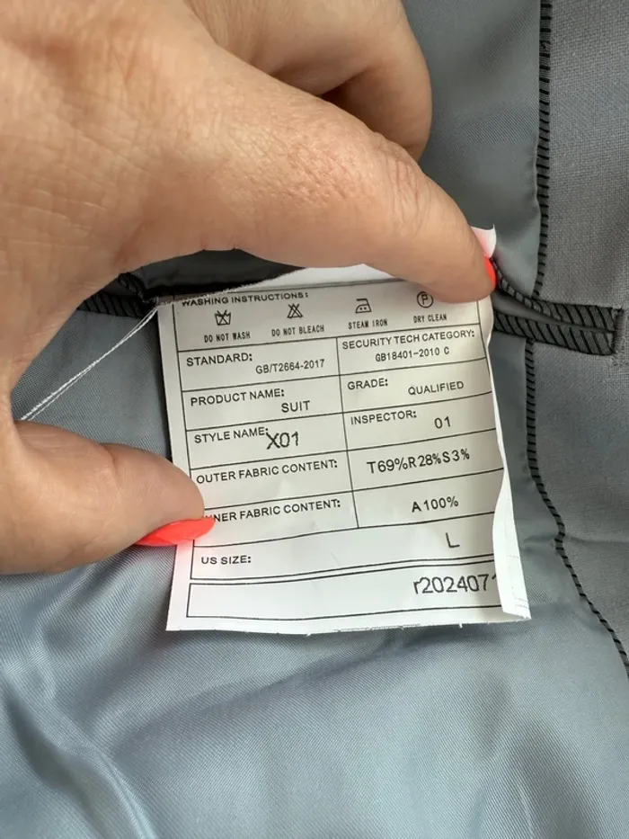 Veste costume homme taille L - photo numéro 6