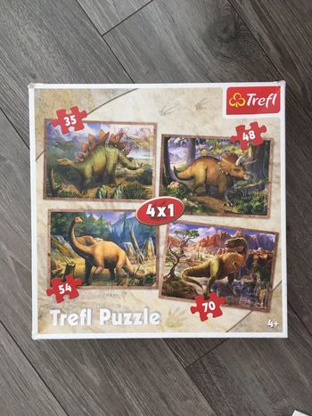 Puzzle dinosaure 4 en 1.