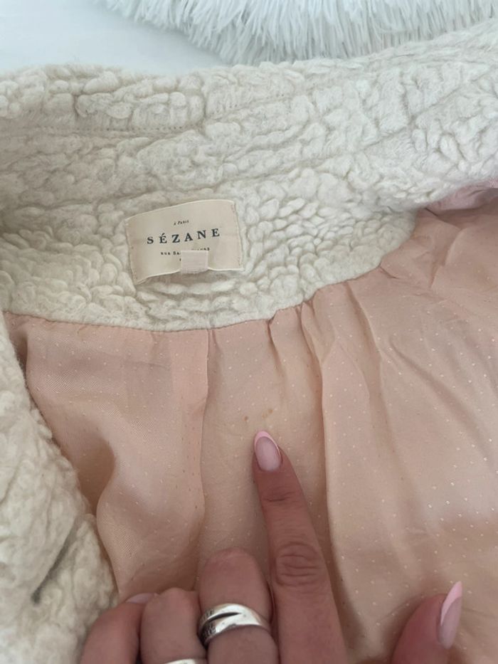 Manteau long en laine Sezane - photo numéro 7
