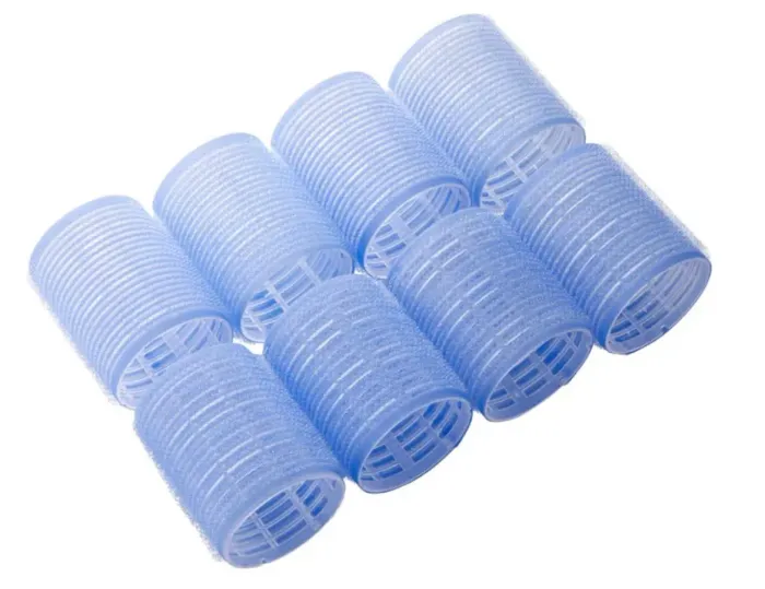 ×8 rouleaux à cheveux violets 50 mm – Beauty Styling JJDK Neuf