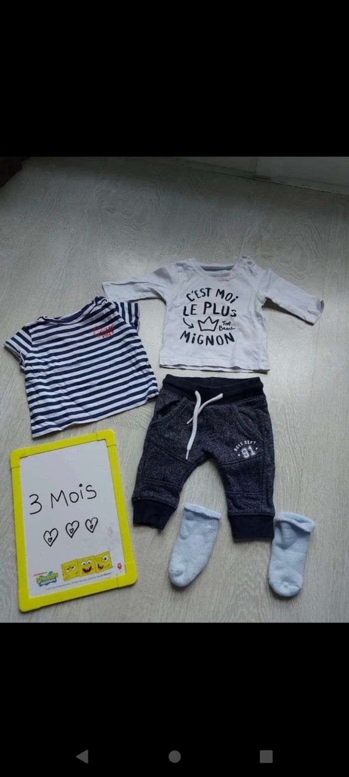 Lot de vêtements bébé garçon 3 mois - photo numéro 9
