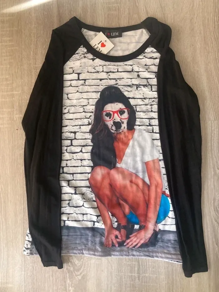 T-shirt manches longues femme