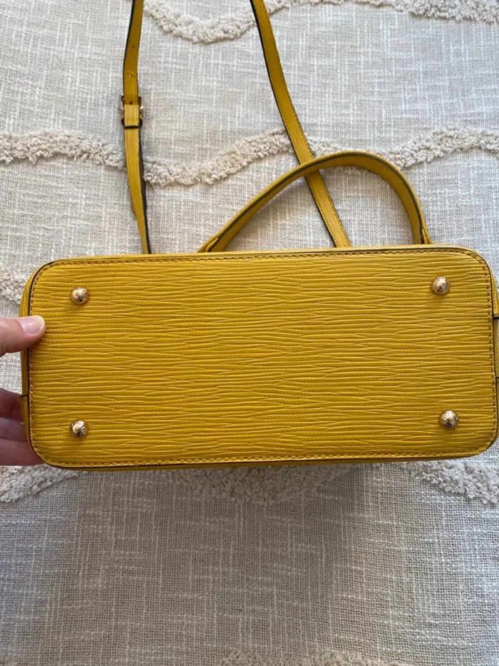 Sac à main jaune moutarde  tom&eva - photo numéro 2