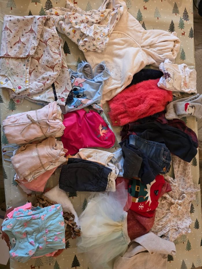 Lot vêtements 1 mois à 12 mois