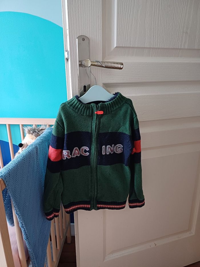 Gilet "racing" en taille 3 ans