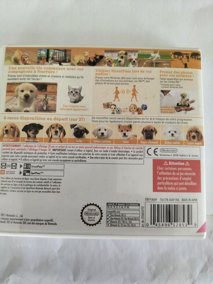 Jeu 3DS Nintendogs+cats - photo numéro 2