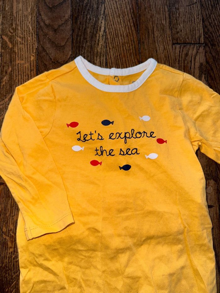 Pyjama coton orchestra 12 mois - photo numéro 2