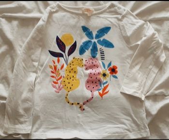 Haut manches longues fille 5-6 ans / Du pareil au même