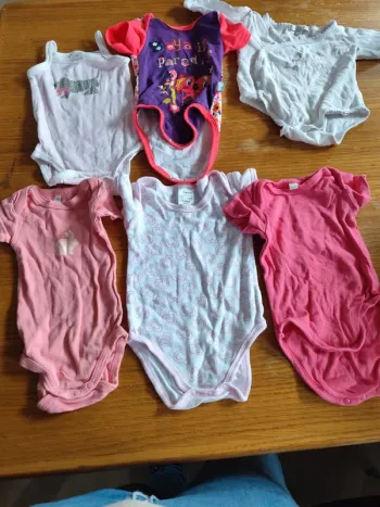 Lot de 6 body 3 mois