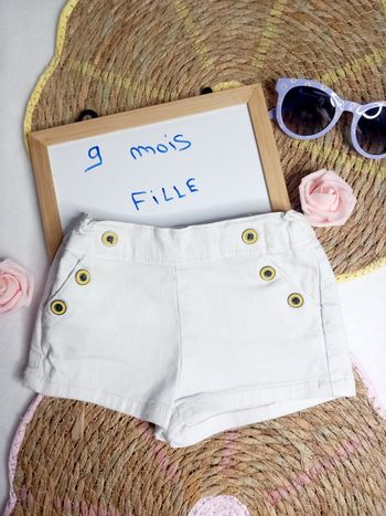 Short fille 👧 9 mois