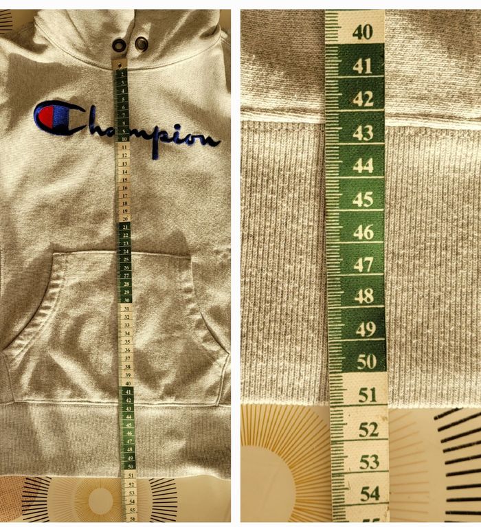 Champion Sweat Capuche TM Enfant- 9/10ans-138/143cm- Gris Chiné-Logo Brodé-Coupe Droite en TBE - photo numéro 8