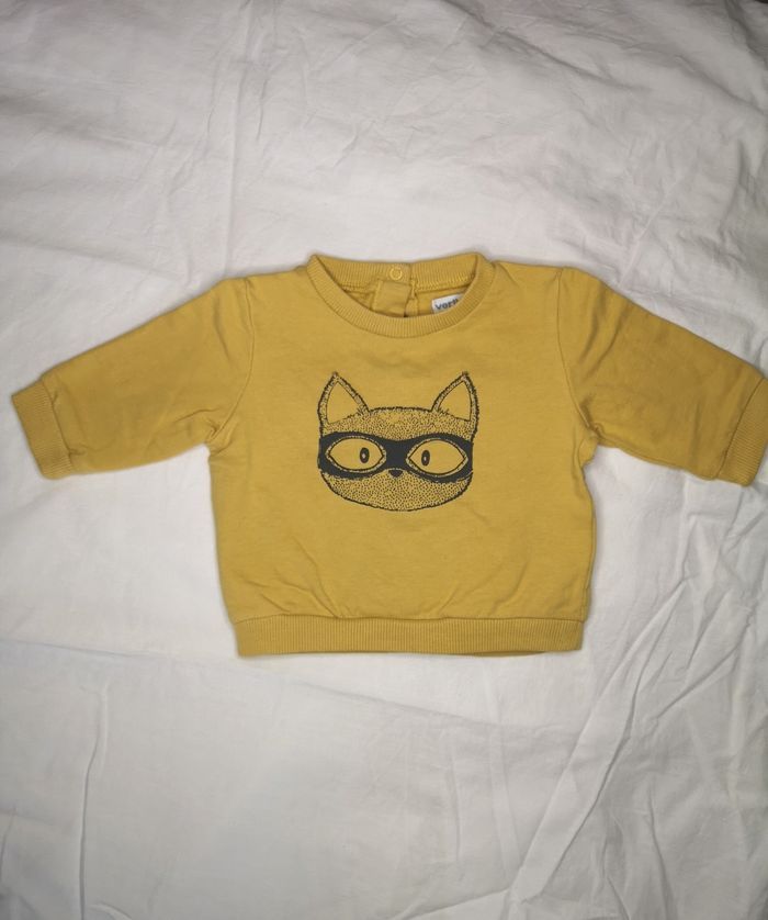 Sweat moutarde vertbaudet