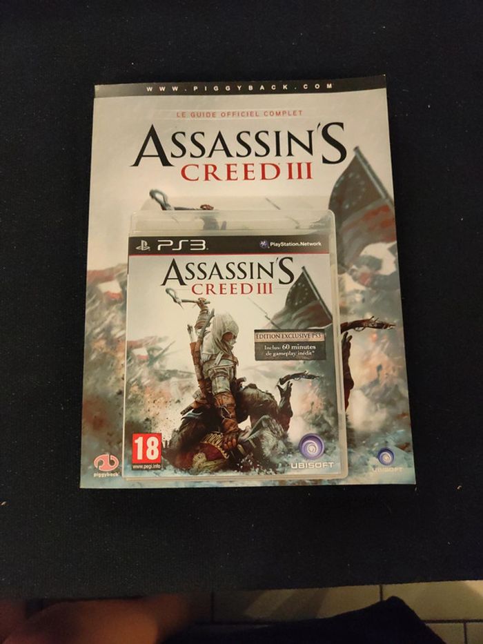 Jeu PS3 assassin's Creed lll et son guide