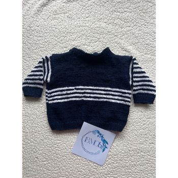 Pull en laine tricoté taille 18-24 mois