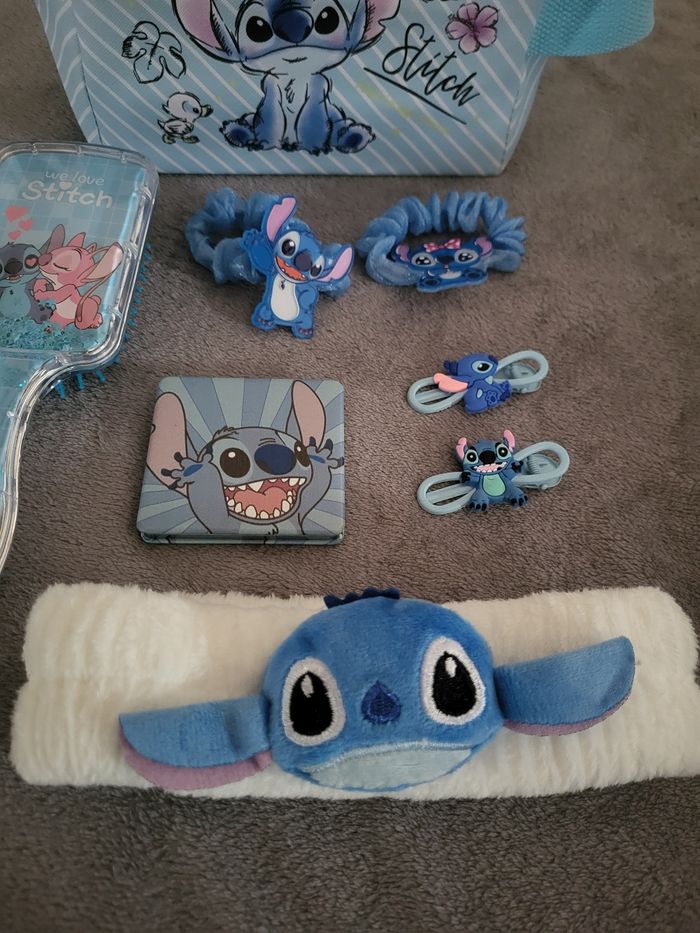 Lot cheveux beauté bleu Stitch - photo numéro 3