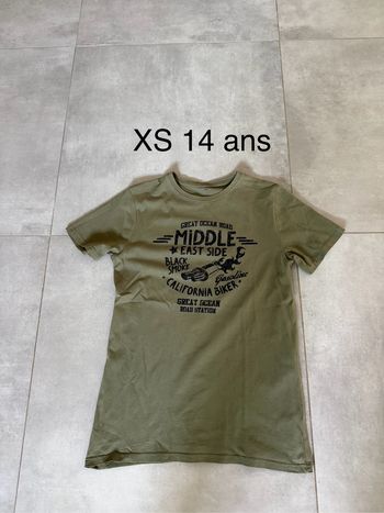 Tee shirt XS kiabi kaki