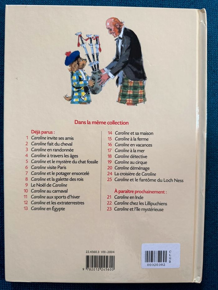 Livre Caroline et le Fantôme du loch Ness album Pierre Probst - photo numéro 2