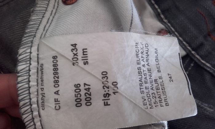 Levis 506 slim 30/34 - photo numéro 3