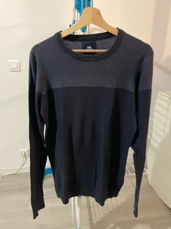 Pull homme col rond