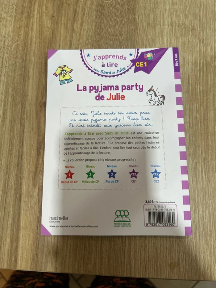 CE1 - la pyjama party de Julie - photo numéro 2