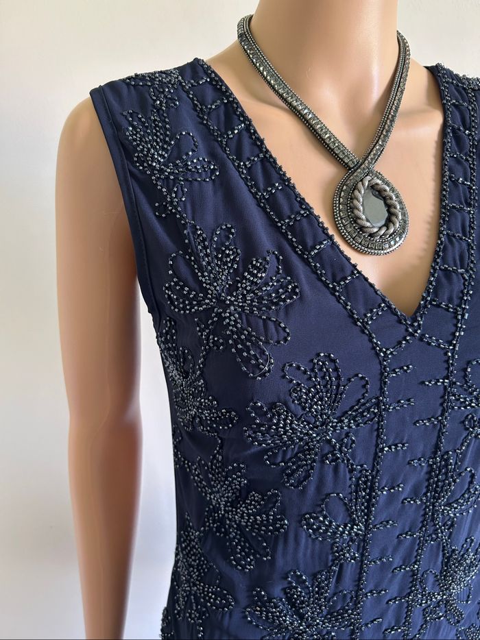 Robe bleue marine sans manches Molly Bracken taille S jamais portée - photo numéro 4