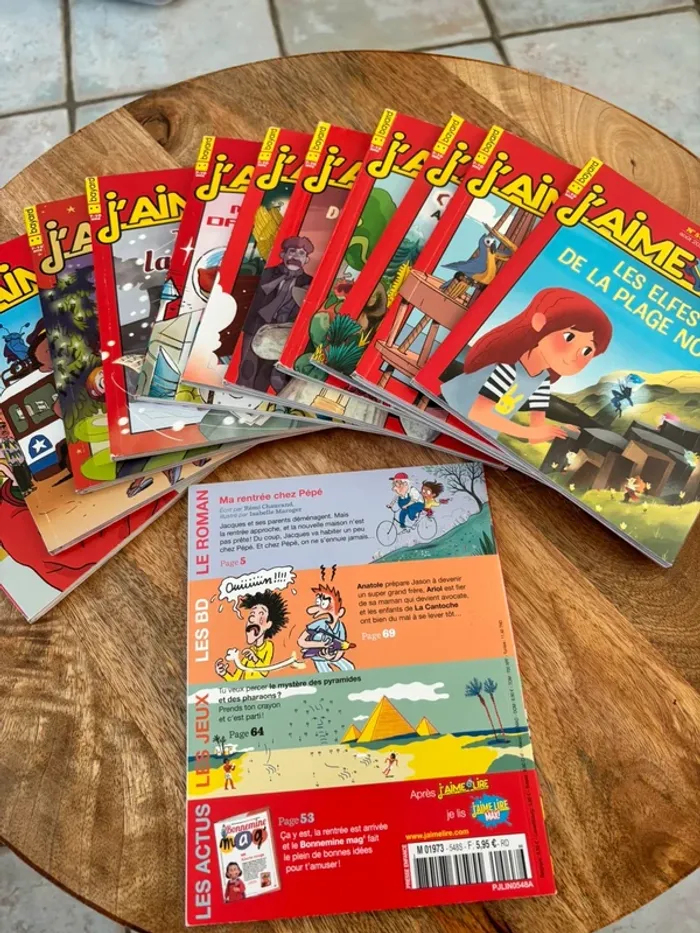 Collection j’aime lire 12 numéros 7 à 10 ans