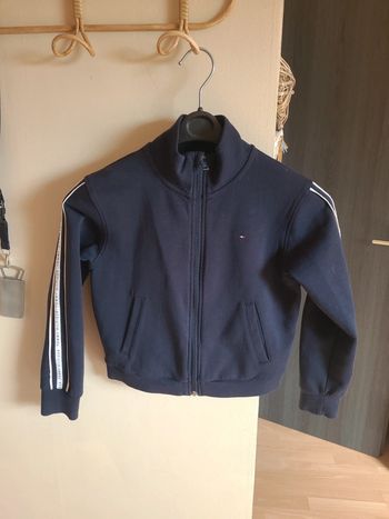 Veste zippée marine 10 ans tommy