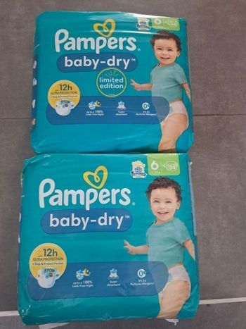 Couches pampers Taille 6