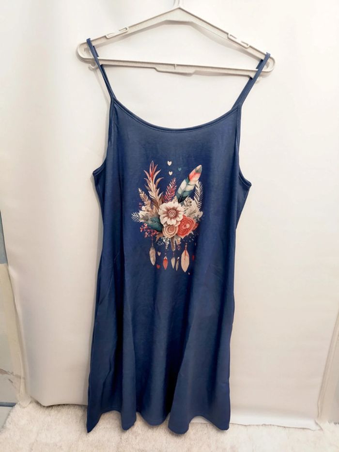 👗 robe d'été bleu neuve taille L - photo numéro 2