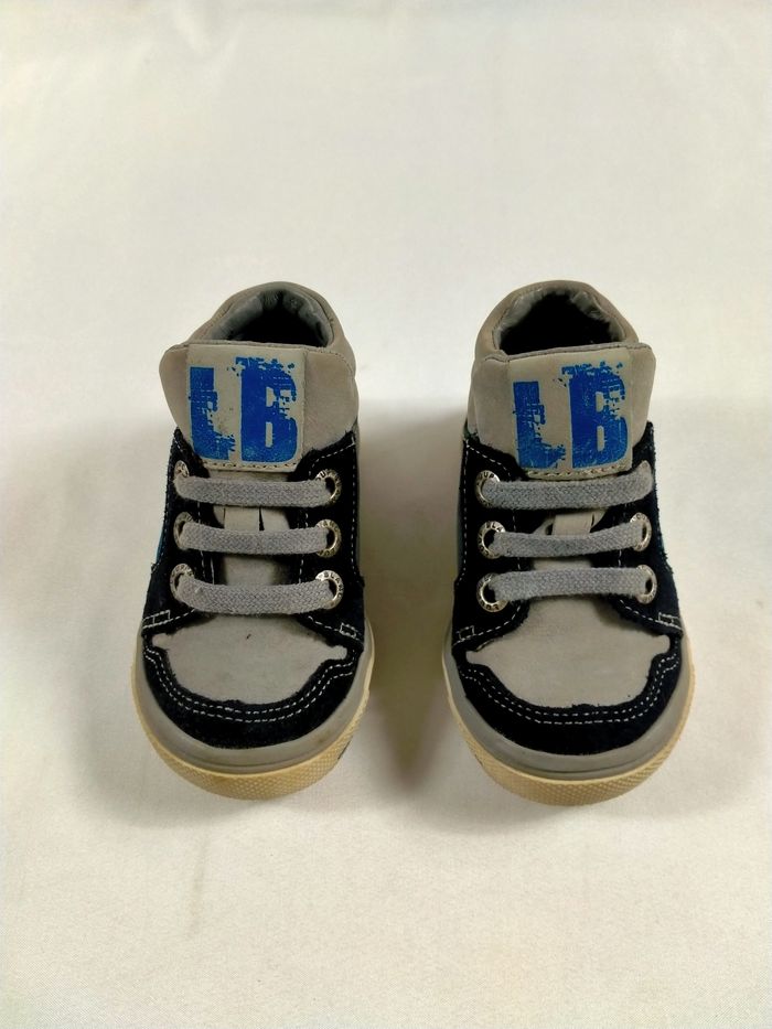 Leloupblanc-20-baskets gris/bleu (neuf) - photo numéro 2