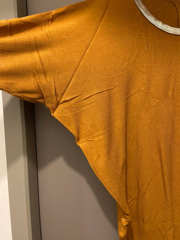 Robe pull moutarde - photo numéro 5